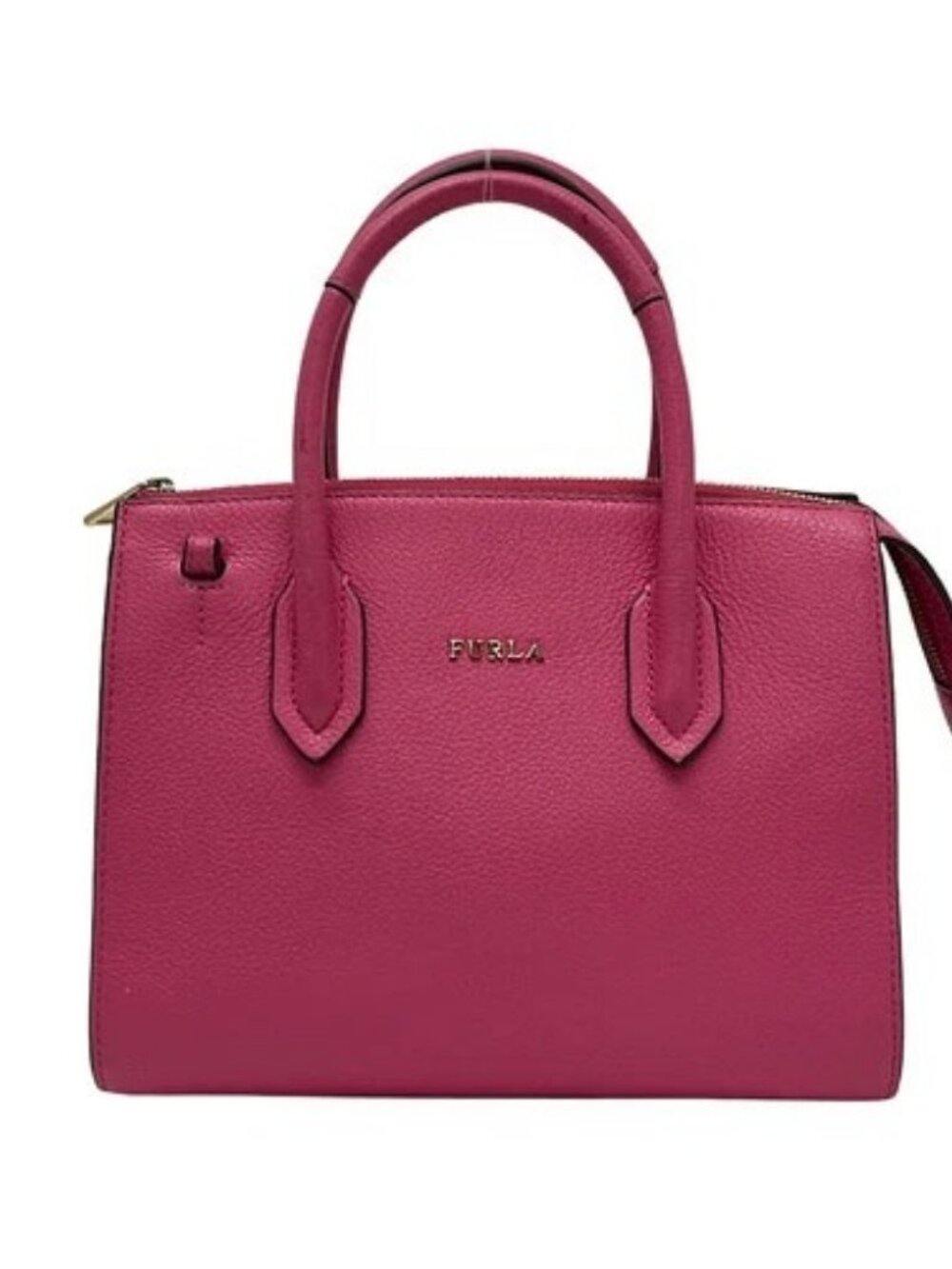 FURLA Pink Leather Handbag